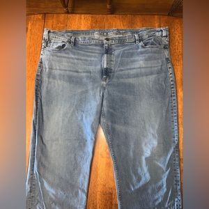 Amazon Essentials Men’s relaxed fit denim blue jeans 56 x 32